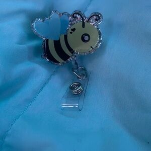 Hand Made bee badge reel